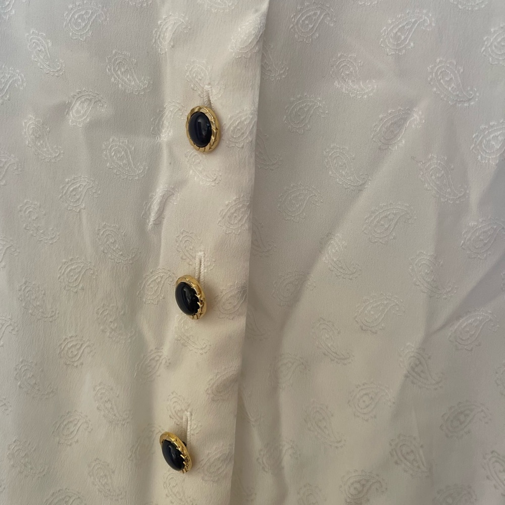 St. John Silk Button Down Blouse - image 7